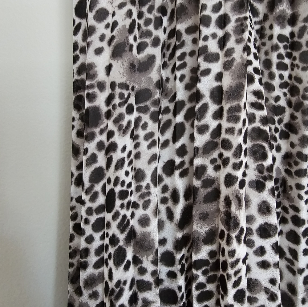 A New Day Lepoard Print Midi Skirt